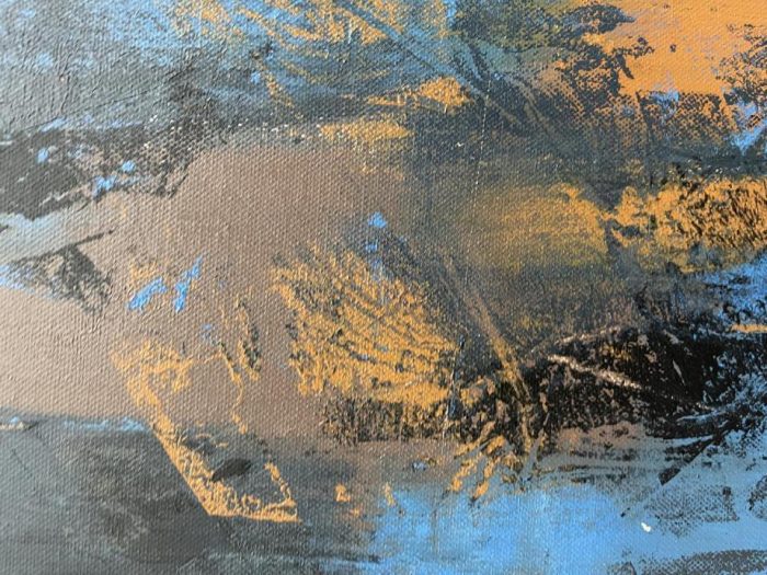 Blue shade art sold - Image 3