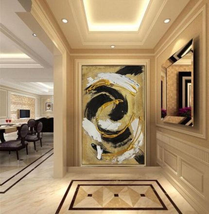 Magic gold abstract art