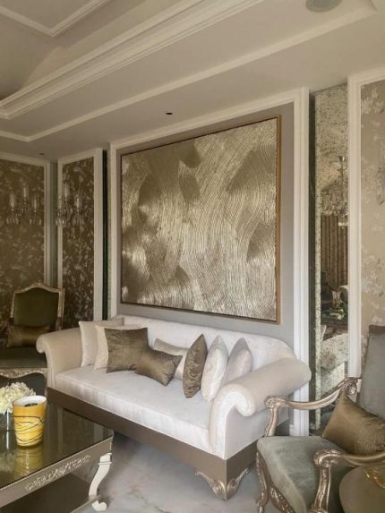 Gold layers 3D art