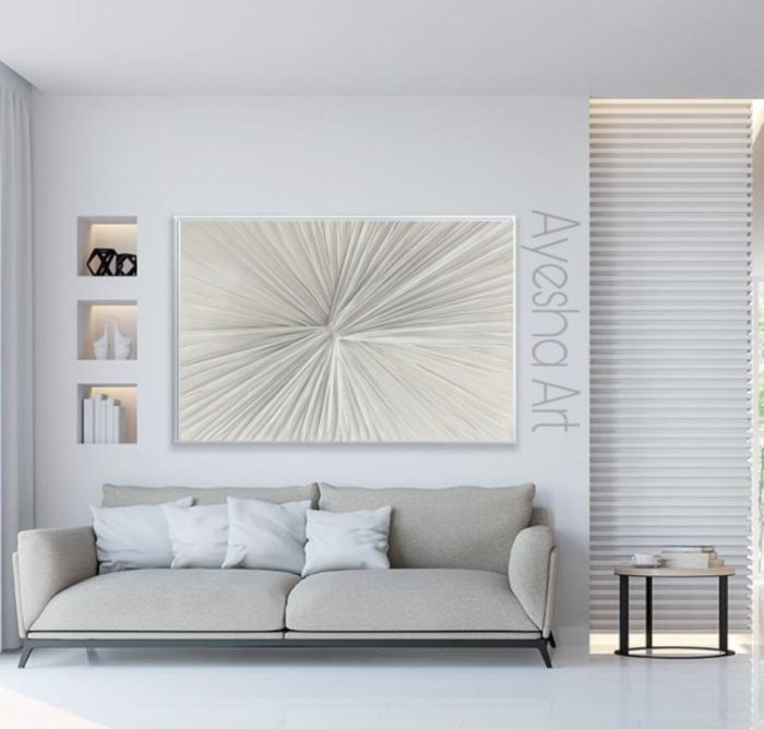Twisted white 3D art - Image 2