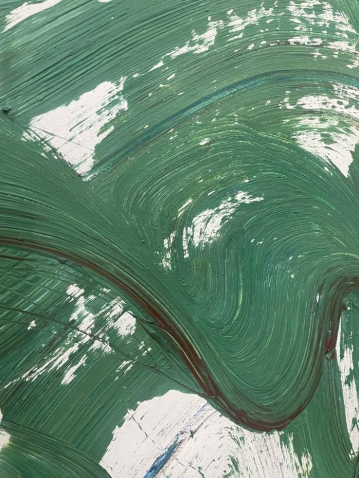 Teal modern abstract - Image 8