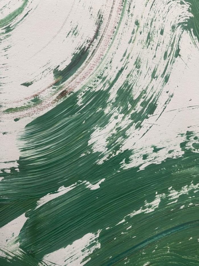 Teal modern abstract - Image 9
