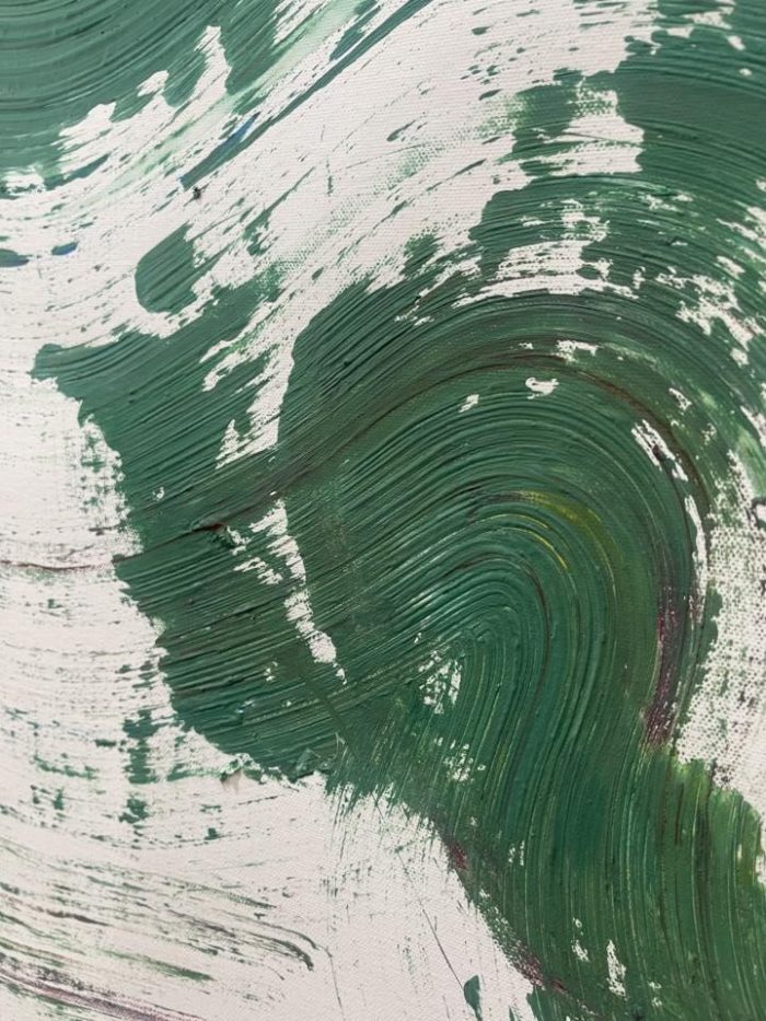 Teal modern abstract - Image 10