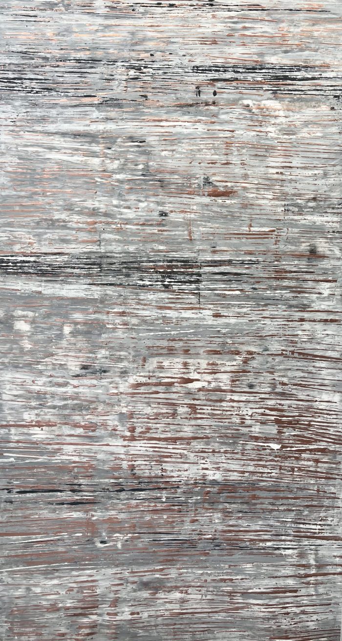 Copper gray abstract art - Image 8