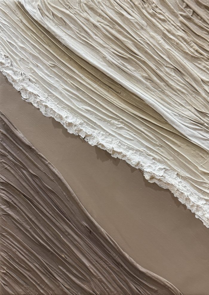 Brown beige and white 3D art - Image 5