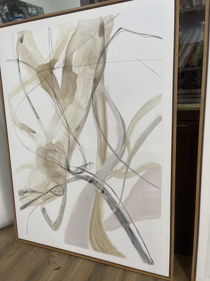 Beige water color pouring - Image 3