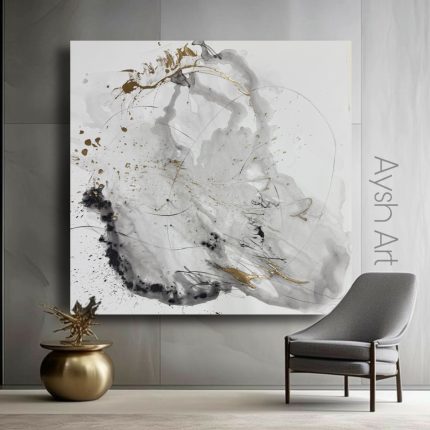 “Ethereal Currents” Modern abstract